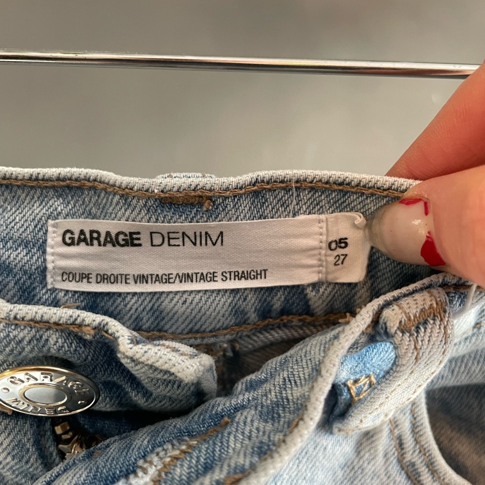 GARAGE VINTAGE STRAIGHT JEANS